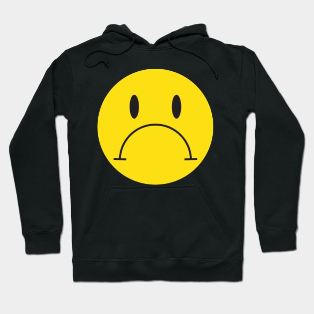 Sad face hoodie top